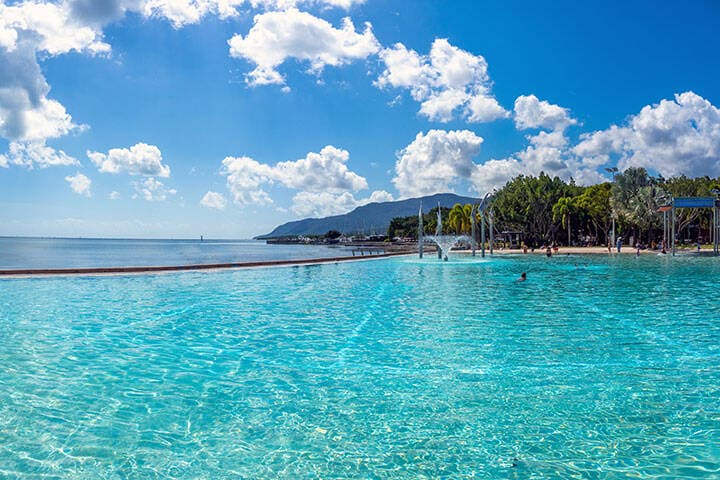 Cairns Esplanade Lagoon in Cairns, Far North Queensland
