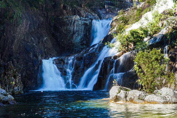 Clamshell Falls at Behana Gorge
