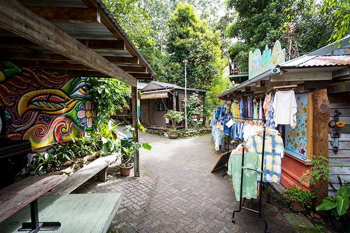 Kuranda Township in Queensland Australia 