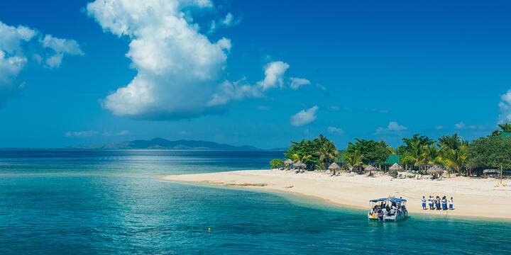 Beautiful South Sea island, Mamanuca Islands, Fiji, South Pacific  