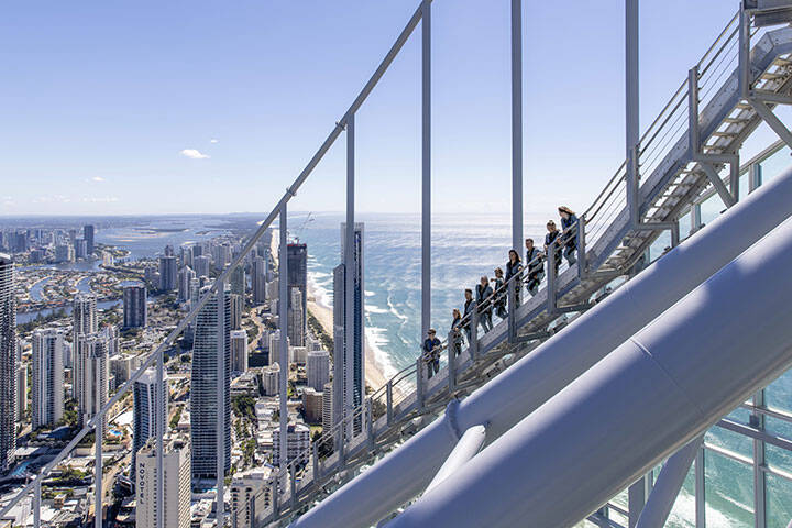 Day Climb on Australia's highest external building adventure, SkyPoint Climb