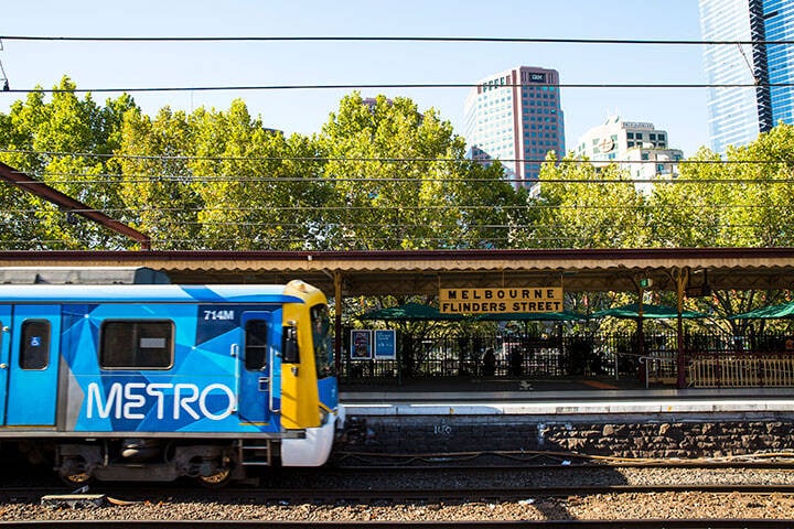 Platforms at Flinders Street Station, Melbourne