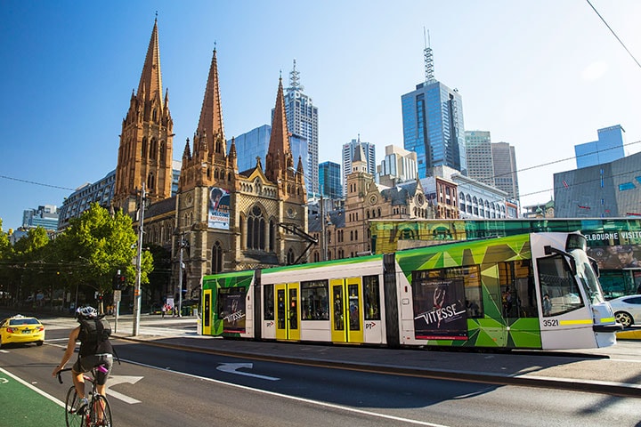 Getting around Melbourne by tram and public transport
