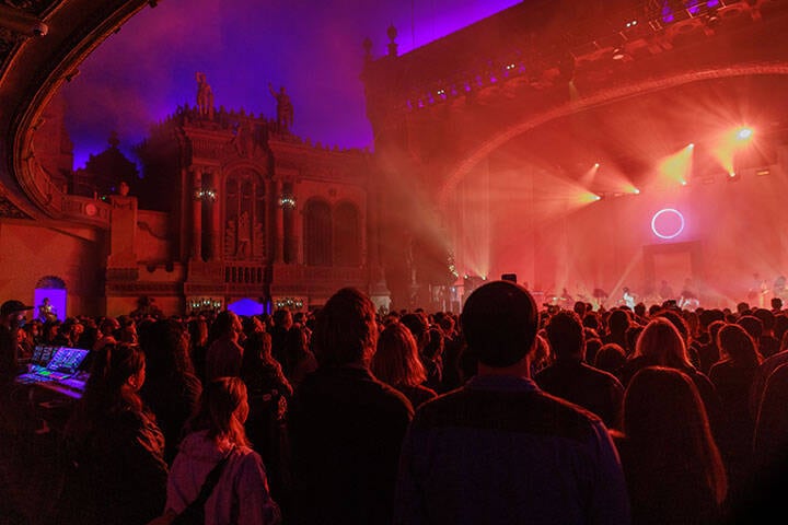 Live music at the RISING festical at The Forum