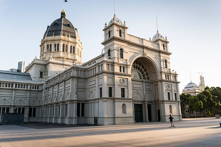 Exterior of Melbourne Museum