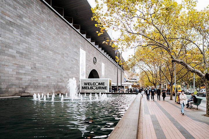 Entrance to National Gallery of Victoria (NGV)