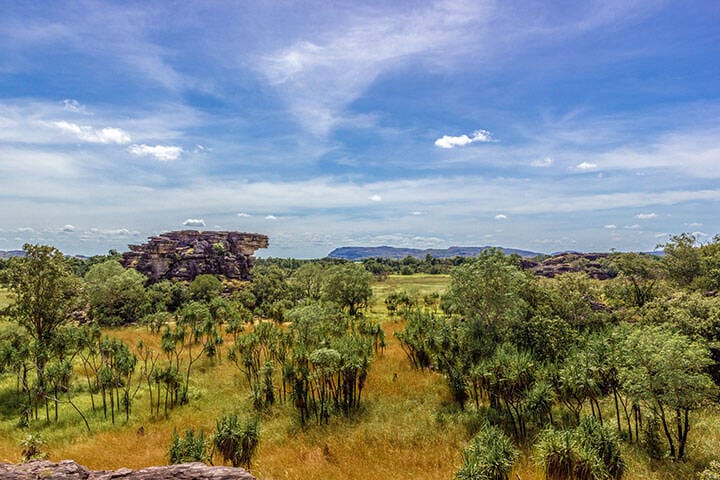 panorama from the Nadab Lookout in ubirr, kakadu national park - australia 