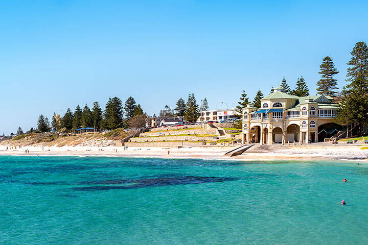 Cottesloe Beach in Perth city