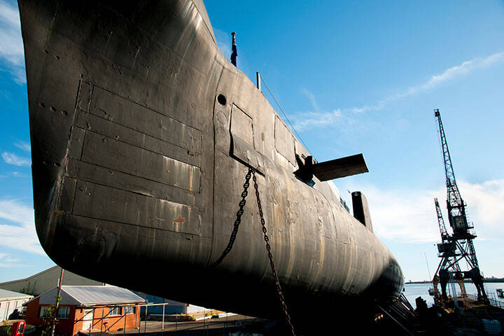 HMAS Ovens Submarine 
