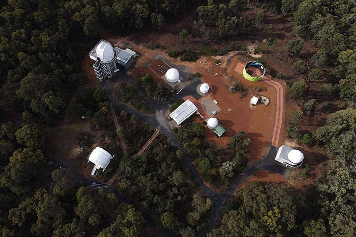 Perth Observatory from above - Western Australia