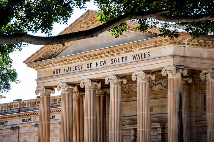 Facade of the Art Gallery of New South Wales 
