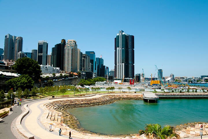Barangaroo Reserve, in Sydney, Australia 
