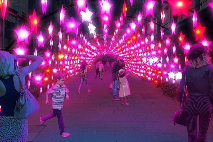 Starscape Tunnel at Vivid Sydney