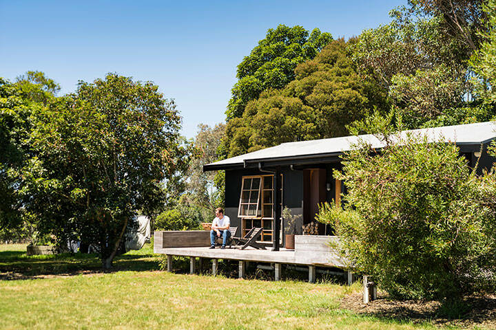 Exterior of Ross Farm, Gippsland