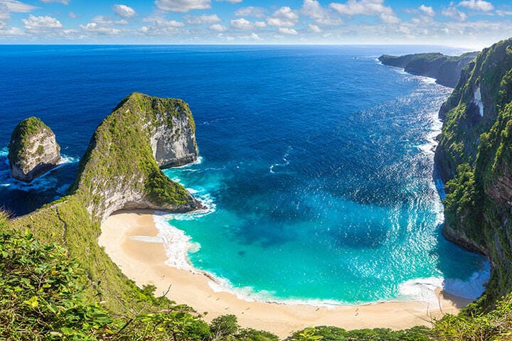 Kelingking Beach in Nusa Penida 
