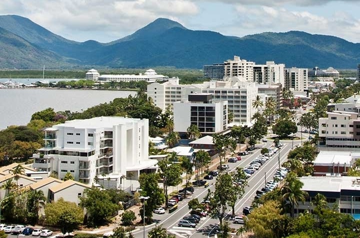 Aerial view of Cairns