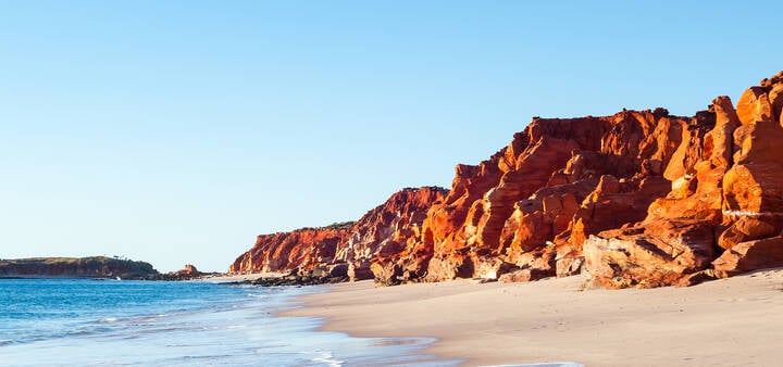 Beach Shore Cliffs