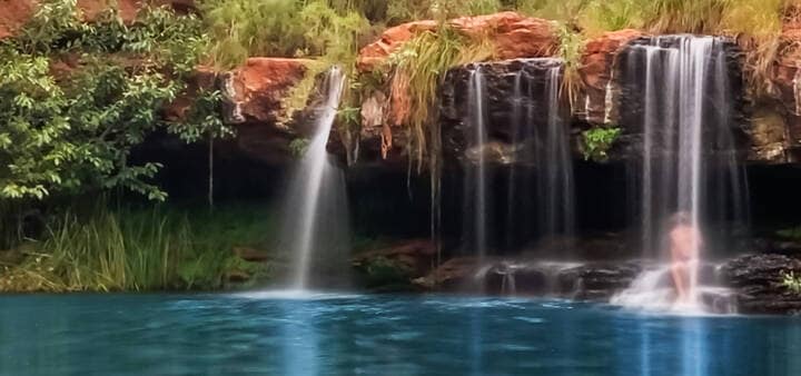 Waterfall in Karijini national park