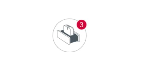 Step three for domestic flight check-in, proceed to bag drop.