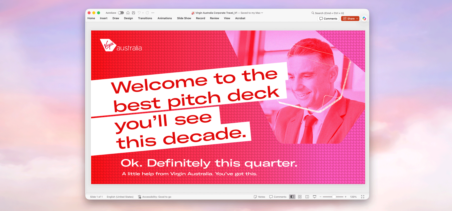 The best pitch deck you'll see this decade.