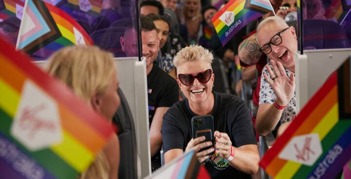 Virgin Australia and United Airlines spread wings for Pride Flight