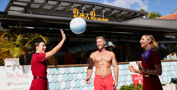 Virgin Australia launches exclusive new in-flight and Lounge menu with Betty's Burgers and Boost Juice