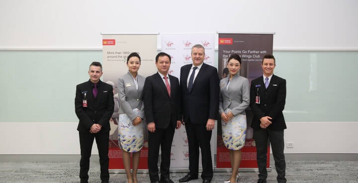 Virgin Australia to expand its presence in Greater China under new codeshare with Hainan Airlines & expanded frequent flyer partnership