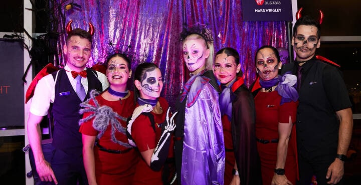 Virgin Australia takes off with the country's first-ever Halloween 'Night Flight'