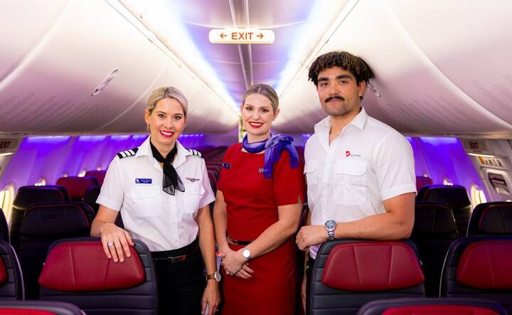 Virgin Australia's 150th Boeing 737 enters service, with 8,000 team members names