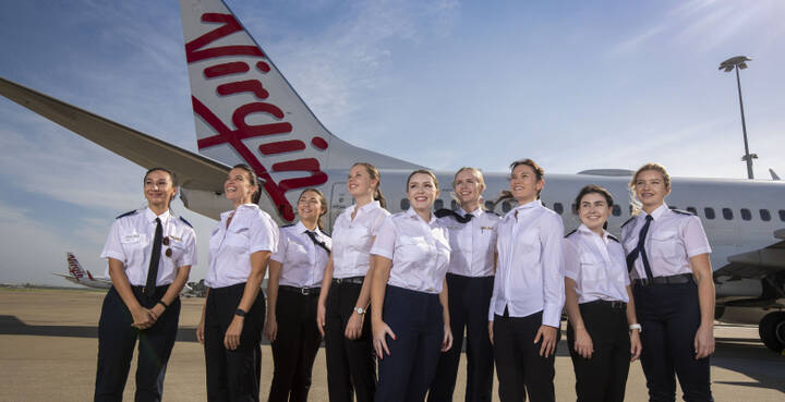 Virgin Australia exceeds 50-50 gender target for Pilot Cadetship Program