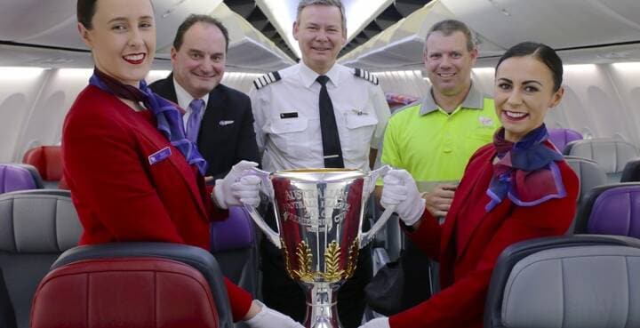 Virgin Australia re-times flights for footy fans on AFL Grand Final Day