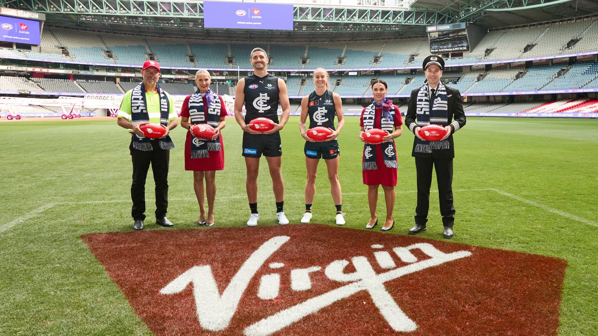 Virgin Australia Carlton Football Club partnership