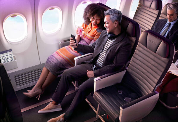 Passengers travelling in Economy X cabin on Virgin Australia flight